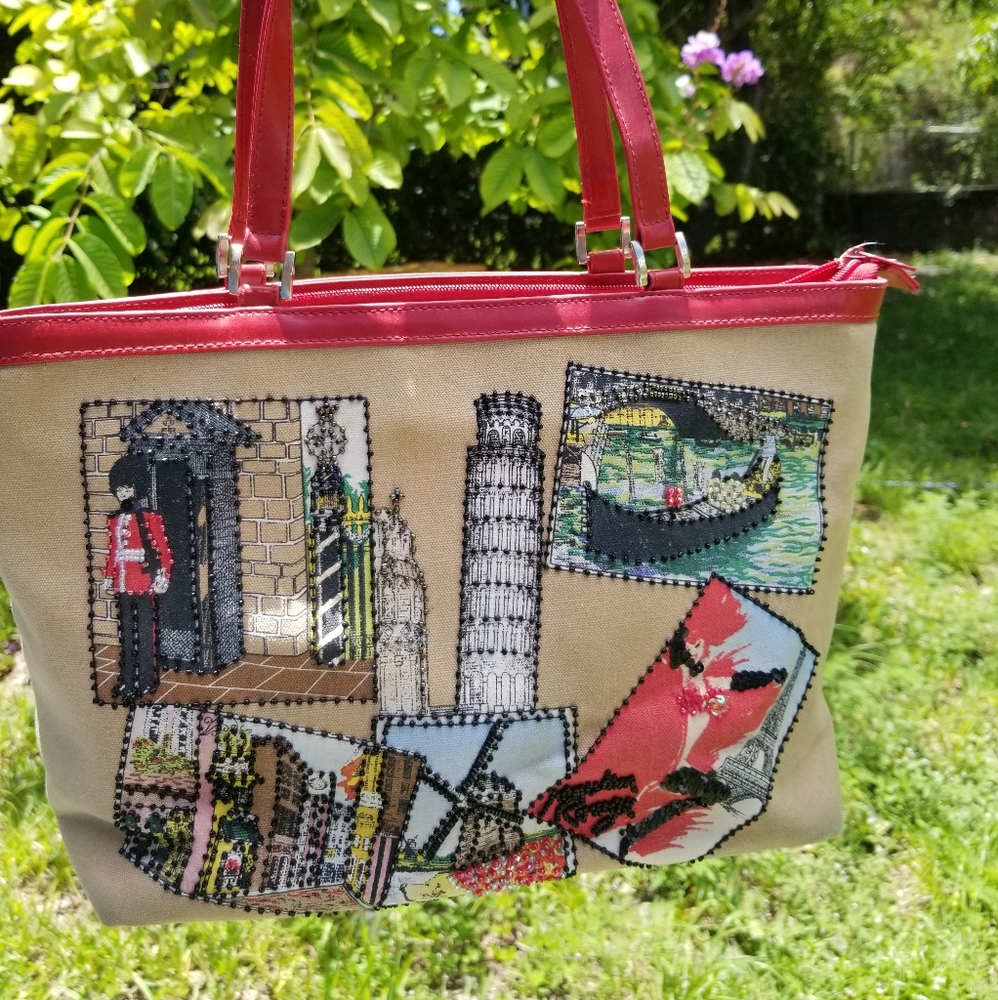 Travel Tote With Fine Embellishments